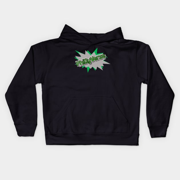 PhillyVerse Kids Hoodie by Philly Verse Podcast Network